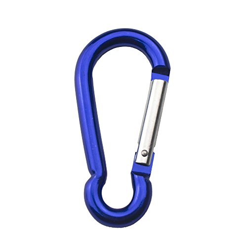 Swatom Aluminum Bottle Gourd Shaped Carabiner Clip 2/2.5/2.7/3.3 Inches Assorted Colors Spring Snap Hook Set Keyring Carabiners for Camping Traveling Hiking Keychains Outdoor(6Pack)