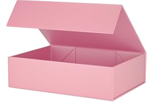 ROSTELACK Gift Box 11.9" x 8.5" x 3.3" with Magnetic Closure Lid Gift Box for Presents,Bridesmaid Gifts Box,Cute Box,Birthday Gift box,Luxury for Gift Packaging, Magnetic Gift Box for Wrapping Gifts