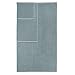 Welhome Franklin 100% Cotton Textured Towel (Dusty Blue) - Set of 6 - Highly Absorbent - Combed Cotton - Durable - Low Lint - 600 GSM - Machine Washable : 2 Bath Towels - 2 Hand Towels - 2 Wash Towels