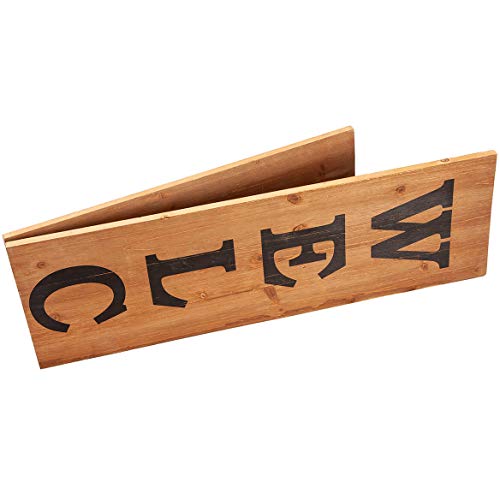 image for Fox Valley Traders Folding Wooden Welcome Sign, Including 10 Interchan
