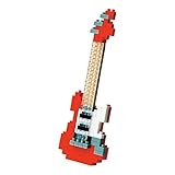 Nanoblock Electric Guitar- Red