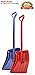 MnM-Home Extra Strong One Piece Construction, Kids/Toddler Plastic Snow – Beach Sand Shovel. Two Set, Red-(Girl) Blue-(boy). (2, Multi)