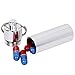 [3-Pack]3 Size Aluminum Alloy Chamber Keychain Pill Holder/Container for Men & Women ~ Holds Aspirin, Ibuprofen, Advil & Other Medication ~Waterproof & Ideal Pill Fob for Travel (L)