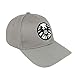 Captain Hat Embroidery Logo Hats Size Adjustable Cap Baseball Cosplay Costume Accessory Gray