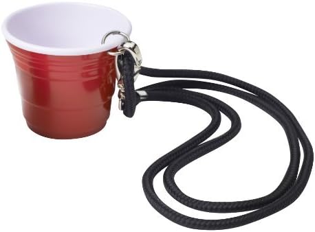 Red Cup Living Shooter Reusable Cup with Lanyard, 2-Ounce, Red by Red Cup Living