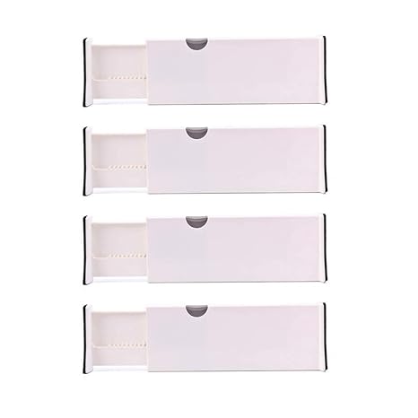 Schubladentrenner, einstellbare Schubladentrenner-Trenner, zur Aufbewahrung, 4PCS