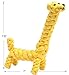 BINGPET Upgrade Dog Cotton Cloth Toy Puppy Pet Tough Chew Giraffe Toys for Small Dogs Biting