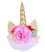 iBayda 2pc/Set Long Sleeve Veil Soft Unicorn Doll Dress Clothes with Headband for 18 inch Girl, Journey Girl Dolls