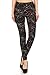 Leggings Depot Women's High Waisted Family & Holiday Events Print Leggings-Full Length-R638, Multicolored Scribble, One Size