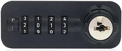 Lehmann Locks - Louisville Dial Combination Lock, Black, Left Hand - Made in Germany