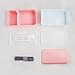 Bento box For Adults and Kids Japanese Lunch box Microwave Safe Stackable Portion Control with Cutlery Set BLUE