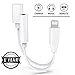 for iPhone Headphone Adapter Connect to 3.5mm Headphone Aux Audio Charge Jack for iPhone X/XS/XSMax/XR/8/8 Plus/7/7Plus Chargers Power Adapters Support Music and Charger Compatible iOS12 System White