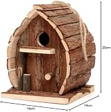 CKB LTD Bird Nesting Box House Wooden Hanging Nest Box 16x14x20cm view 5