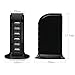 D&Z 30W 6-Port USB Desktop Charger with 6A Total Output, Travel Rapid charge for iPhone X/ 8/ 7 / 6s / Plus, iPad / iPod, Galaxy S7 / S6 , Note 5 / 4, LG, Nexus, HTC and other Smartphone