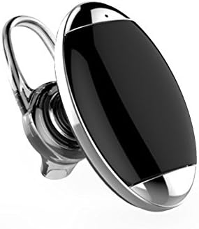 Mini Bluetooth Headphone Wireless V4.0 Invisible Earphone Headset Inear Earbud Earpiece with Mic Support Hands-free Calling for IOS Apple iPhone Samsung LG Blackberry PC Laptop Tablet (Silver)