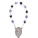 Black and Blue Mini Saint Michael Police Officer Serve & Protect One Decade Pocket Rosary Made with Premium European Crystals - For The Police Graduate, Christmas, Keepsake, Thank You