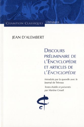 Discours préliminaire de 