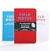 Field Notes Resolution Special Edition Memo Books, 2 Checklist Journals and 1 56-Week Date Book, (3-1/2