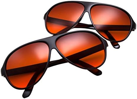 grinderPUNCHBlue Blocking Plastic Aviator Sunglasses Great for Driving