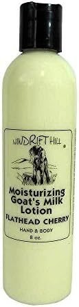 Windrift Hill Moisturizing Goat's Milk Lotion (Flathead Cherry)[Amazon-developed Certification] Compact by Design