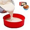 Redsea-2PCS-8-Inch-Round-Cake-Tray-Silicone-Cake-Tins-for-Baking-Layer-CakeCheesecakeRainbow-Cake-Non-Stick-Baking-Mold-Bakeware-Tray Redsea 2PCS 8 Inch Round Cake Tray Silicone Cake Tins for Baking Layer Cake,Cheesecake,Rainbow Cake Non-Stick Baking…