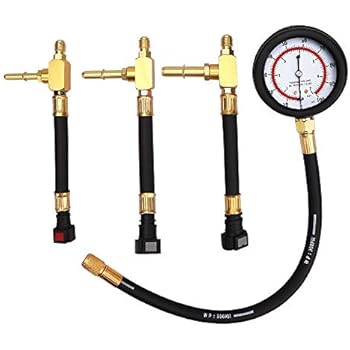 BETOOLL Fuel Pressure Test Kit 0-100PSI with 9.49,7.89,6.30 Fuel Line Fittings