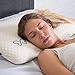 Cradle Me Thin Pillow for Sleeping - Luxury Memory Foam Pillow - Ultra Soft Slim Plush Luxury Pillow - 3 inch loft - White