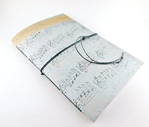 Music Notebook - Handbound Journal with Choice of Interior Pages