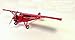 Wings of Texaco - 6th in the Series - 1929 Curtiss Robin Airplane Diecast Metal Coin Bank,Red