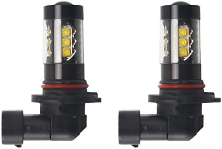 Northpole Light 2pcs 80W CREE 9005 9145 LED Daytime Driving Fog Lights for DRL or Fog Lights, Xenon White