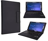 VSTN Detachable Bluetooth Keyboard with Portfolio Case and Keyboard Stand Case for Sony Xperia Z2 Tablet