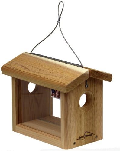Amazon Com Kettle Moraine Cedar Hanging Bluebird Mealworm Feeder