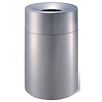 AMENITIES DEPOT 63 Gallon/240 Liter Heavy-Duty Stainless Steel Trash Can Garbage Bin(GPX-110W)