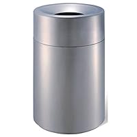 AMENITIES DEPOT 63 Gallon/240 Liter Heavy-Duty Stainless Steel Trash Can Garbage Bin(GPX-110W)