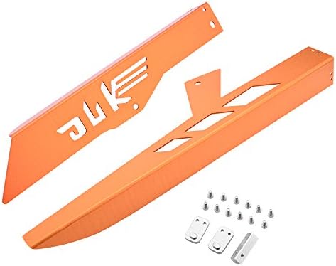 High Quality CNC Aluminum Motorcycle Orange Chain Guard Cover Protector for KTMDUKE 390 2013-2018 DUKE 250 2017-2018 DUKE 125/200