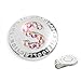 Elixir Golf Ball Marker Hat Clip, Initial S, Made with Stellux Austrian Crystal Golf Ball Marker, BMS