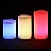 Frostfire Mooncandles Weatherproof Outdoor & Indoor Color Changing Candles with Remote Control & Timer, 3 Count