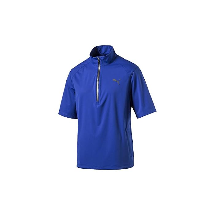 Short Sleeve Rain Popover Jacket, Surf 
