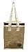 Earthwise Insulated Lunch Bag Tote Eco Friendly Jute Lunch Bag w/Zippered Top Closure (Set of 2)