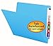 Smead End Tab File Folder, Shelf-Master Reinforced Straight-Cut Tab, Letter Size, Blue, 100 per Box (25010)