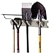 Suncast Wall Stud Mounted Garden Tool Hanger Organizer for Garage or Storage Space, 24 x 4.25 x 6 Inches, Holds Up to 6 Long Handled Tools