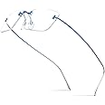 FONEX Titanium Glasses Frame,Rimless Frameless Optical Eyewear Eyeglasses for Men and Women F85634