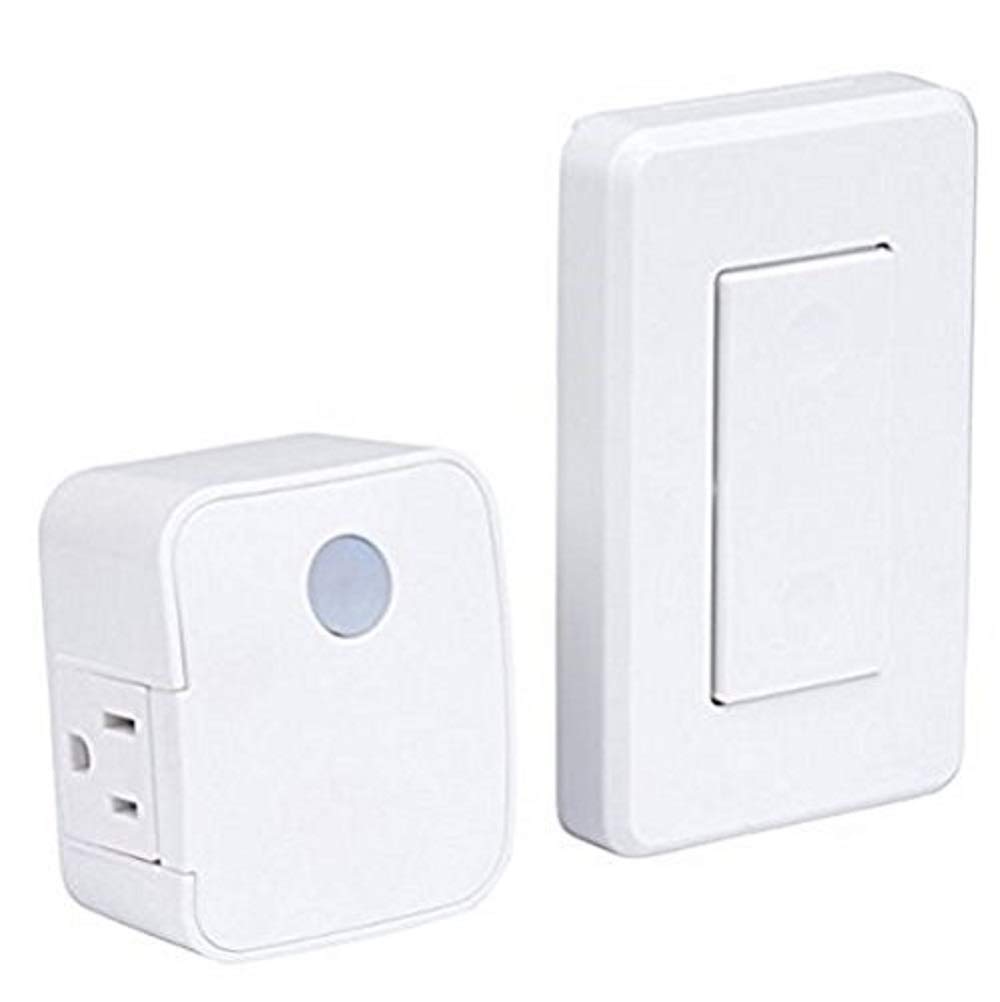 Westek Indoor Wireless Light Switch and Receiver Kit No Wiring
