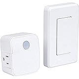 WESTEK Indoor Wireless Light Switch – No Wiring Required, Up To 100ft Distance – The Easy Way to Add a Switched Outlet, Ideal