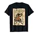 Samurai T-Shirt Japanese Retro Art Print T-Shirt Bushido Tee