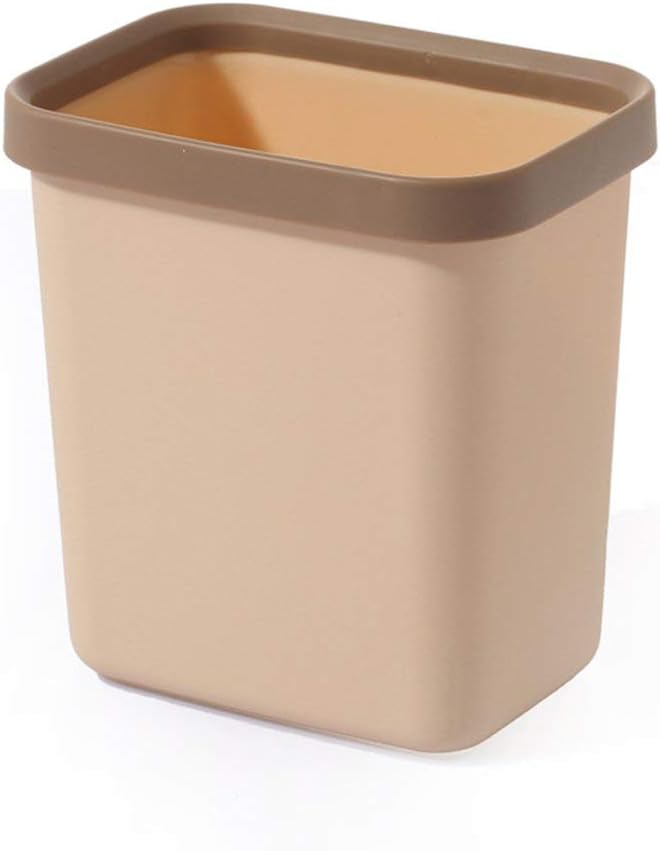 Bote de Basura de Escritorio, Bote de Basura Cuadrado de plástico Mini