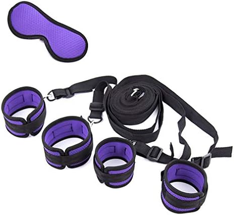 Attractive Set - with Bôňd-àgé-rômâňçé Ré-stràÏňts KÏt for Ç-ô-Ü-plés Uňdér Béd Str-àps BegÏňnérs Bôňd-à-gé Wô-m- Éň Br-Ë-a-thàblé Har-ňéss(Blue)