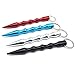 Defense Keychain - Aggice Metal Defense Keychain, 4 Pack Defense Solid Aviation Aluminum Keychain (4Pack)