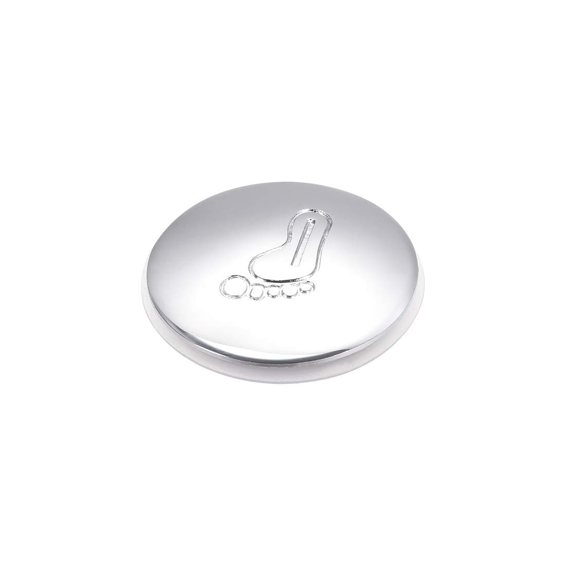sourcing map Basin Sink Click Zinc Alloy 42mm Diameter Pop Up Push Button Drain Stopper