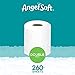 ANGEL SOFT Toilet Paper Bath Tissue, 12 Double Rolls, 260+ 2-Ply Sheets Per Roll